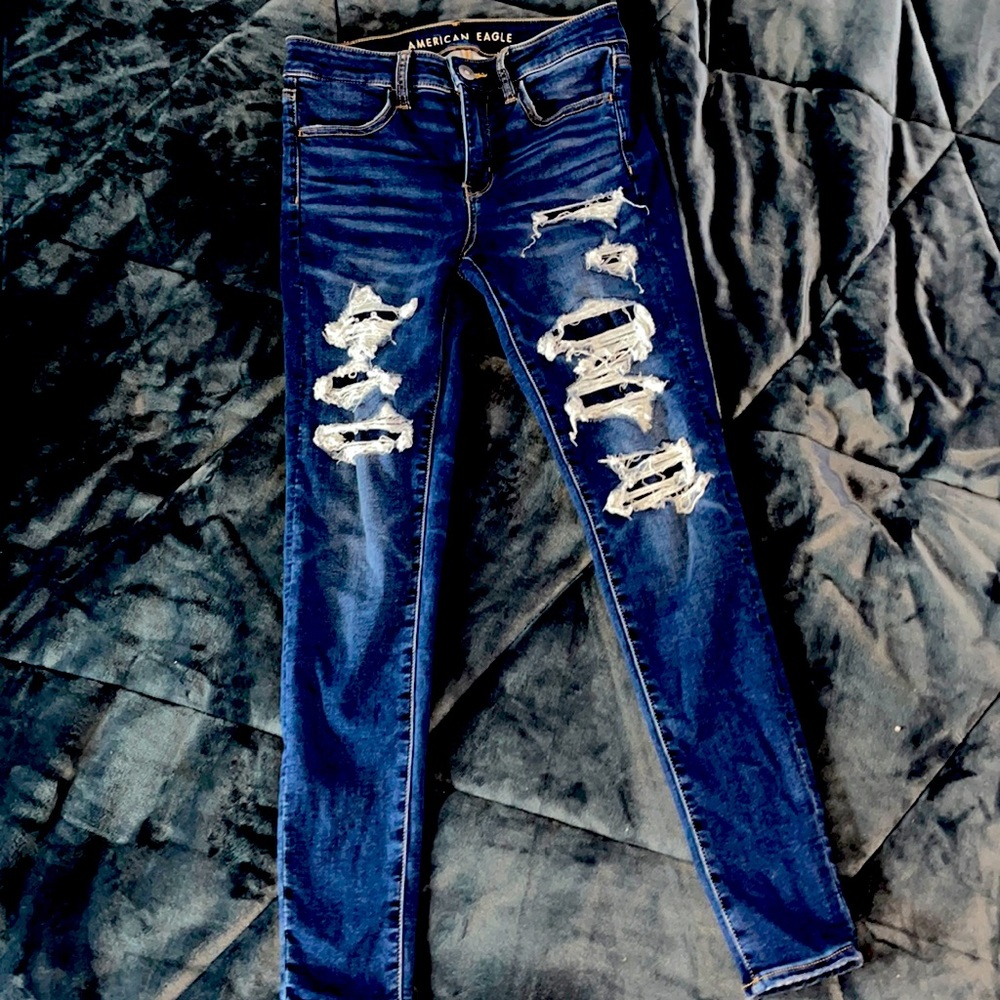 Ae size 4R high rise stretch